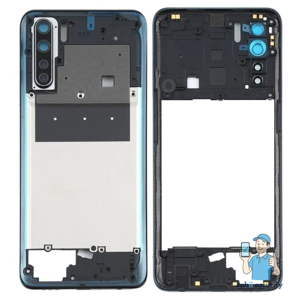 Middle Frame Ring Only for Oppo F15 Black